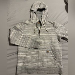 Carhartt Women’s Relaxed Fit Quarter Zip Hoodie Size M 8/10